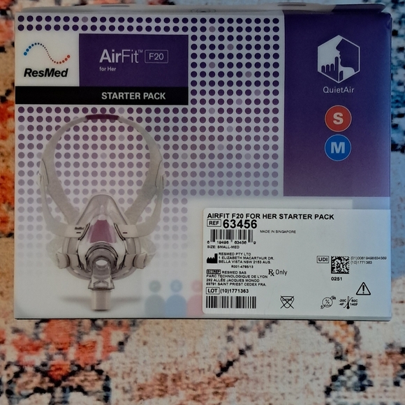 ResMed AirFit F20 Starter Pack Lot Of 2 New - Picture 3 of 3